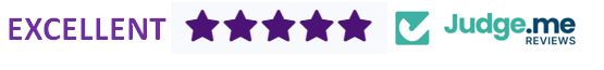 Five-star rating with 'Excellent' text and Judge.me Reviews logo